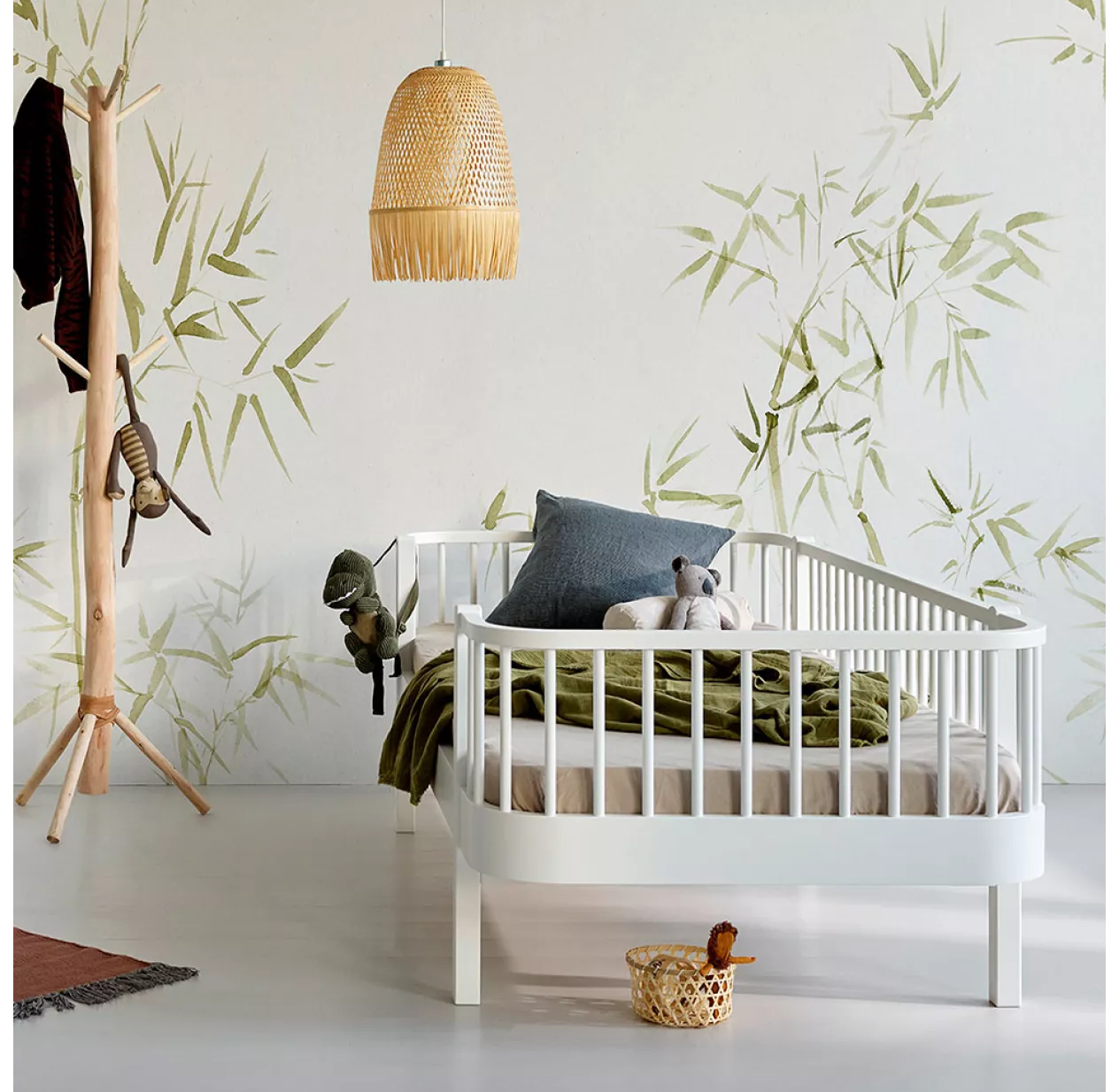 Lit Banquette Wood - Blanc 4 Lit Banquette Wood - Blanc – Image 2