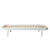 Lit Ado Wood Lounger 120x200 - Blanc -Enfant Fournitures Boutique lit enfant wood lounger 120x200 oliver furniture blanc 1 1264x1234