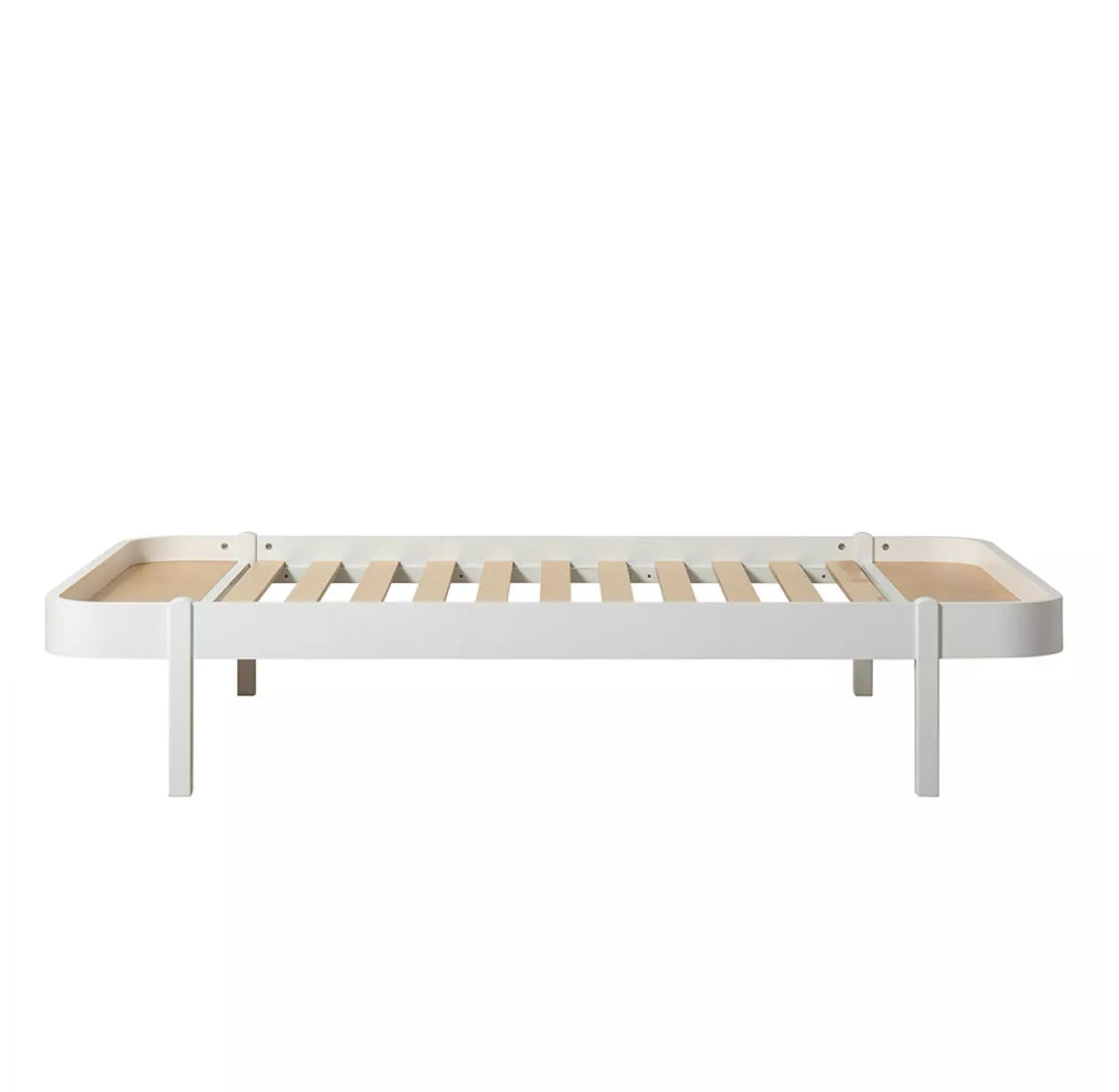 Lit Ado Wood Lounger 120x200 - Blanc 3 Lit Ado Wood Lounger 120x200 - Blanc