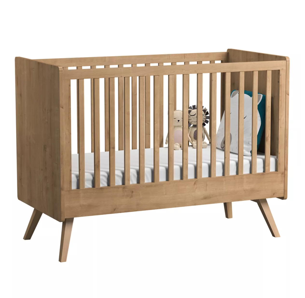 VOX Lit Bébé évolutif 70 X 140 Vintage - Chêne 3 VOX Lit Bébé évolutif 70 X 140 Vintage - Chêne