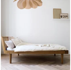 Lit Junior Eli Combi - Chêne Fumé -Enfant Fournitures Boutique lit junior combi eli avec tete de lit chene fume kas kopenhagen 2 1264x1234