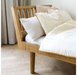 Lit Junior Eli Combi - Chêne Fumé -Enfant Fournitures Boutique lit junior combi eli avec tete de lit chene fume kas kopenhagen 3 1264x1234