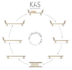 Lit Junior Eli Combi - Chêne 9 Lit Junior Eli Combi - Chêne -Enfant Fournitures Boutique lit junior combi eli avec tete de lit chene kas kopenhagen 3 1264x1234