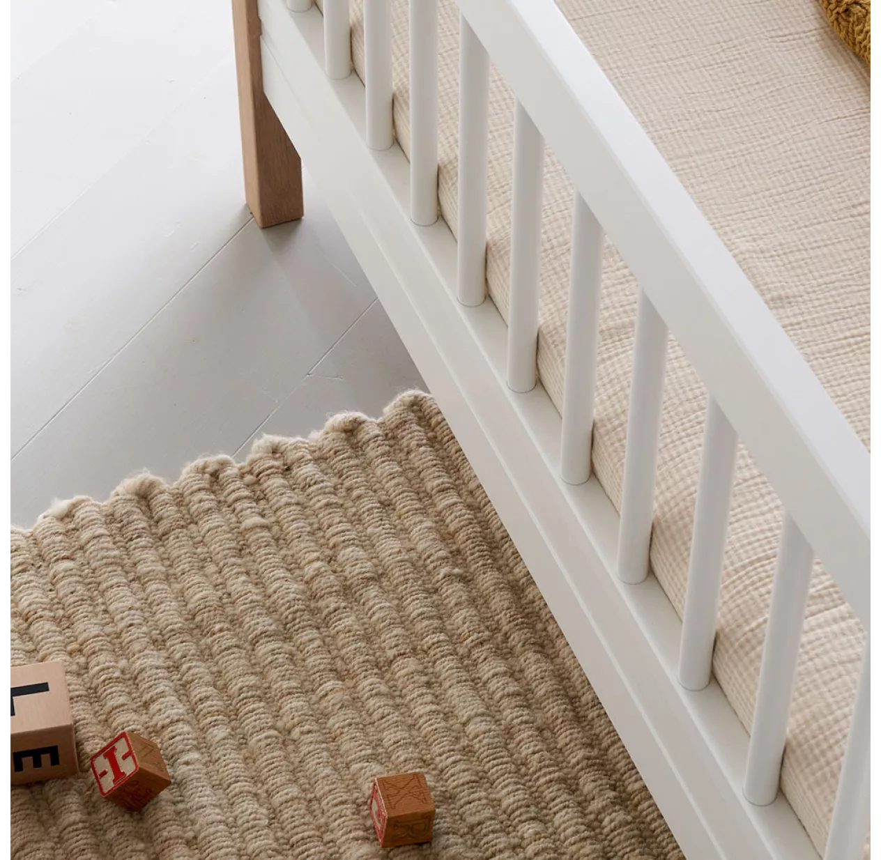 Lit Junior Wood Mini+ - Blanc/Chêne 9 Lit Junior Wood Mini+ - Blanc/Chêne – Image 7