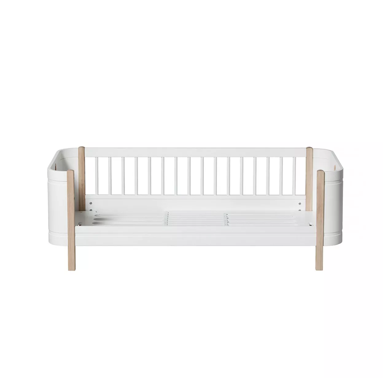 Lit Junior Wood Mini+ - Blanc/Chêne 5 Lit Junior Wood Mini+ - Blanc/Chêne – Image 3