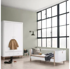 Lit Junior Wood Mini+ - Blanc/Chêne 14 Lit Junior Wood Mini+ - Blanc/Chêne -Enfant Fournitures Boutique lit junior wood mini plus oliver furniture 6 1264x1234