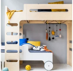 Lit Mezzanine F Bunk Bed - Naturel -Enfant Fournitures Boutique lit mezzanine f bunk bed naturel rafa kids 6 1264x1234