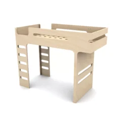 Lit Mezzanine F Bunk Bed - Naturel -Enfant Fournitures Boutique lit mezzanine f bunk bed rafa kids 1264x1234