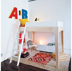 Lit Mezzanine Perch - Bouleau -Enfant Fournitures Boutique lit mezzanine perch bouleau oeuf nyc 2 1264x1234