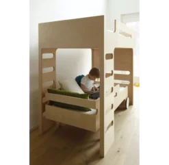 Lit Superposé F+ R Bed - Naturel -Enfant Fournitures Boutique lit superpose rafa kids 3 1264x1234