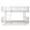 Lit Superposé Wood Original Bas - Blanc -Enfant Fournitures Boutique lit superpose wood original bas low blanc oliver furniture 1 1264x1234