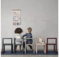 Ferm LIVING Chaise Little Architect - Rose -Enfant Fournitures Boutique little architect ambiance ferm living 3 1264x1234 2