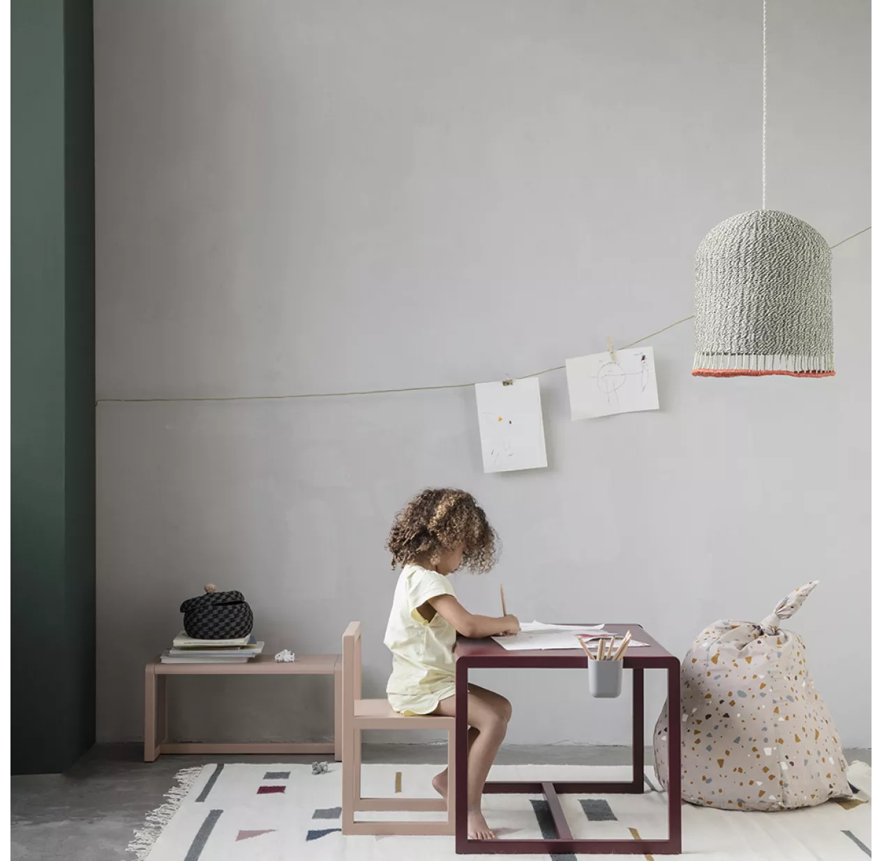 Ferm LIVING Banc Little Architect - Rose 4 Ferm LIVING Banc Little Architect - Rose – Image 2