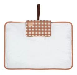 Matelas à Langer De Voyage Imperméable Hyde Park - Carreaux Terracotta -Enfant Fournitures Boutique matelas a langer de voyage carreaux terracotta hyde park nobidinoz 3 1264x1234