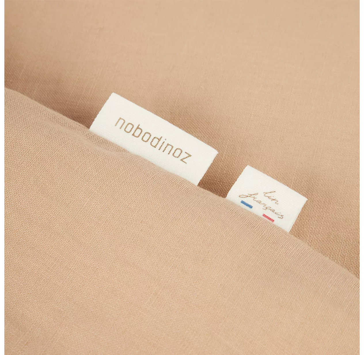 Housse De Matelas à Langer Lin Français - Sand 6 Housse De Matelas à Langer Lin Français - Sand – Image 4