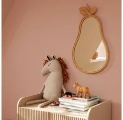 Ferm LIVING Miroir Poire En Rotin -Enfant Fournitures Boutique miroir rotin poire ferm living 2 1264x1234