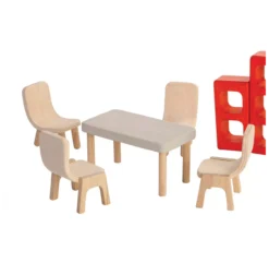 Plan Toys Salle à Manger Pour Maison De Poupée 6 Plan Toys Salle à Manger Pour Maison De Poupée -Enfant Fournitures Boutique mobilier de poupee salle a mangert en bois plan toys 2 1264x1234