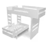 Lit Superposé F+ R Bed - Blanc -Enfant Fournitures Boutique new lit superpose rafa kids blanc 1 1264x1234
