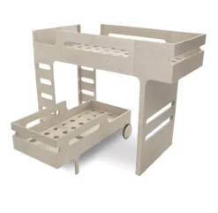 Lit Superposé F+ R Bed - Naturel -Enfant Fournitures Boutique new lit superpose rafa kids naturel blanc 1 1264x1234
