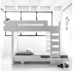 Lit Superposé F+ A Bed Et Son Matelas - Blanc -Enfant Fournitures Boutique new lits superposes a and f beds blanc rafa kids 5 1264x1234