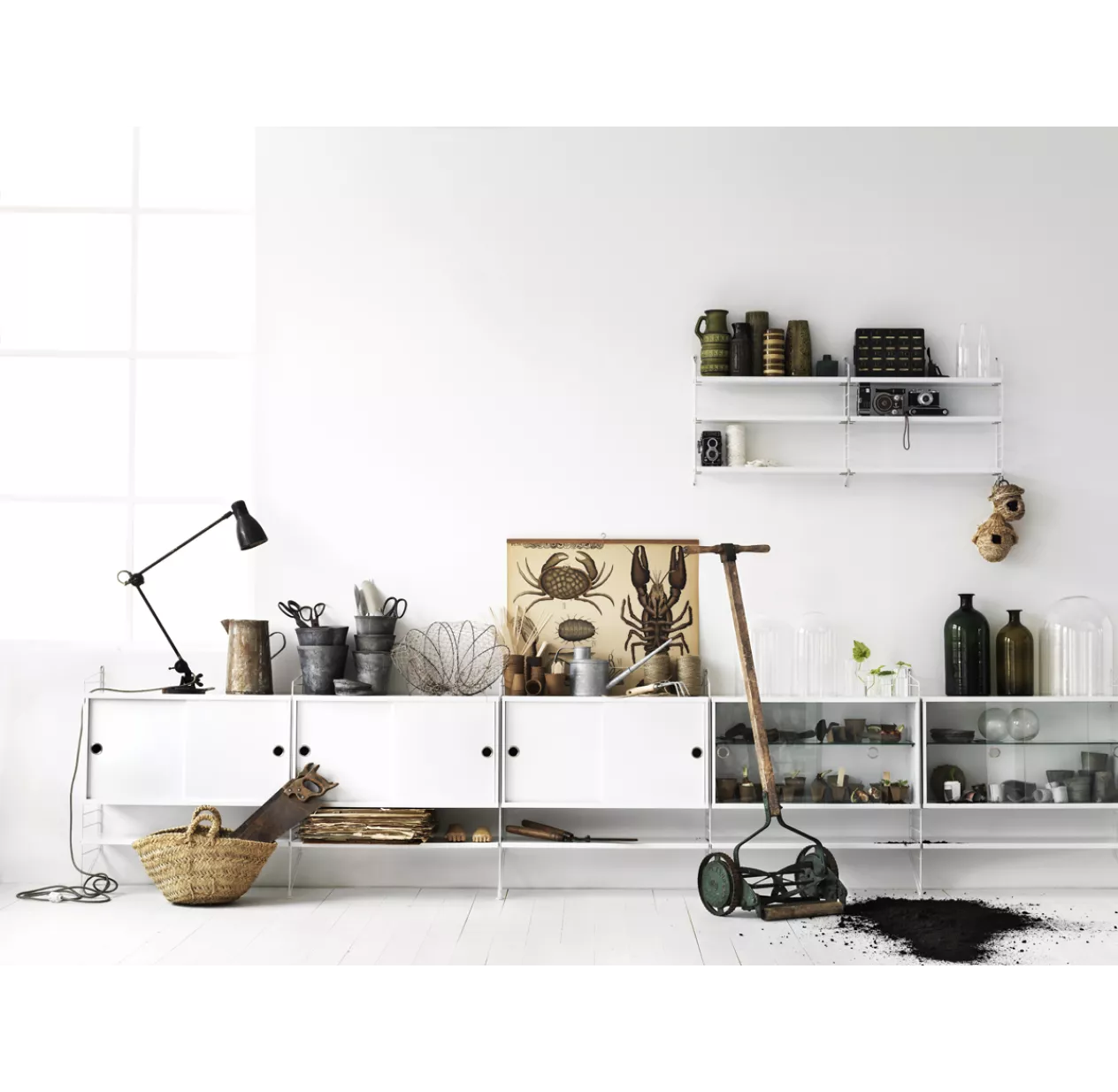 Caisson 2 Tiroirs 78 X 30 Cm - Blanc 5 Caisson 2 Tiroirs 78 X 30 Cm - Blanc – Image 3