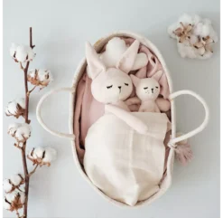 Doudou Lapin Buddy Bunny - Mauve Clair -Enfant Fournitures Boutique peluche lapin buddy bunny rose poudre fabelab 4 1264x1234