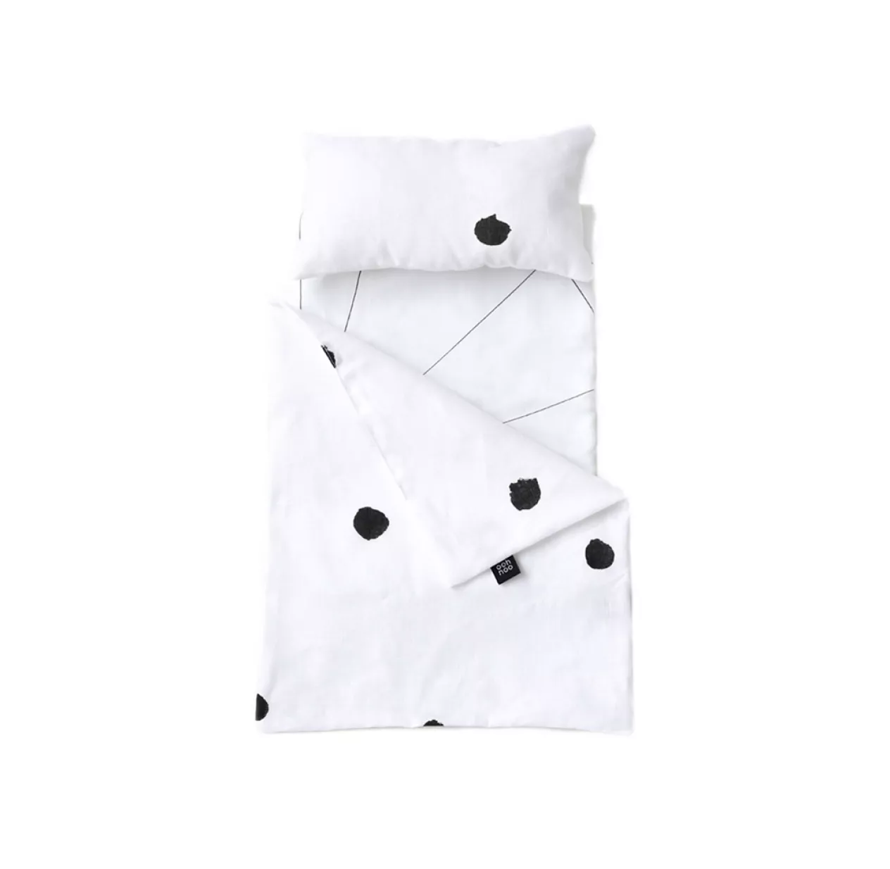 Petite Parure De Lit Ladybird Landau Toy Pram - Blanc/Noir 3 Petite Parure De Lit Ladybird Landau Toy Pram - Blanc/Noir