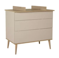 Plan à Langer Pour Commode Flow - Argile / Chêne -Enfant Fournitures Boutique plan a langer commode chene flow quax 3 1264x1234