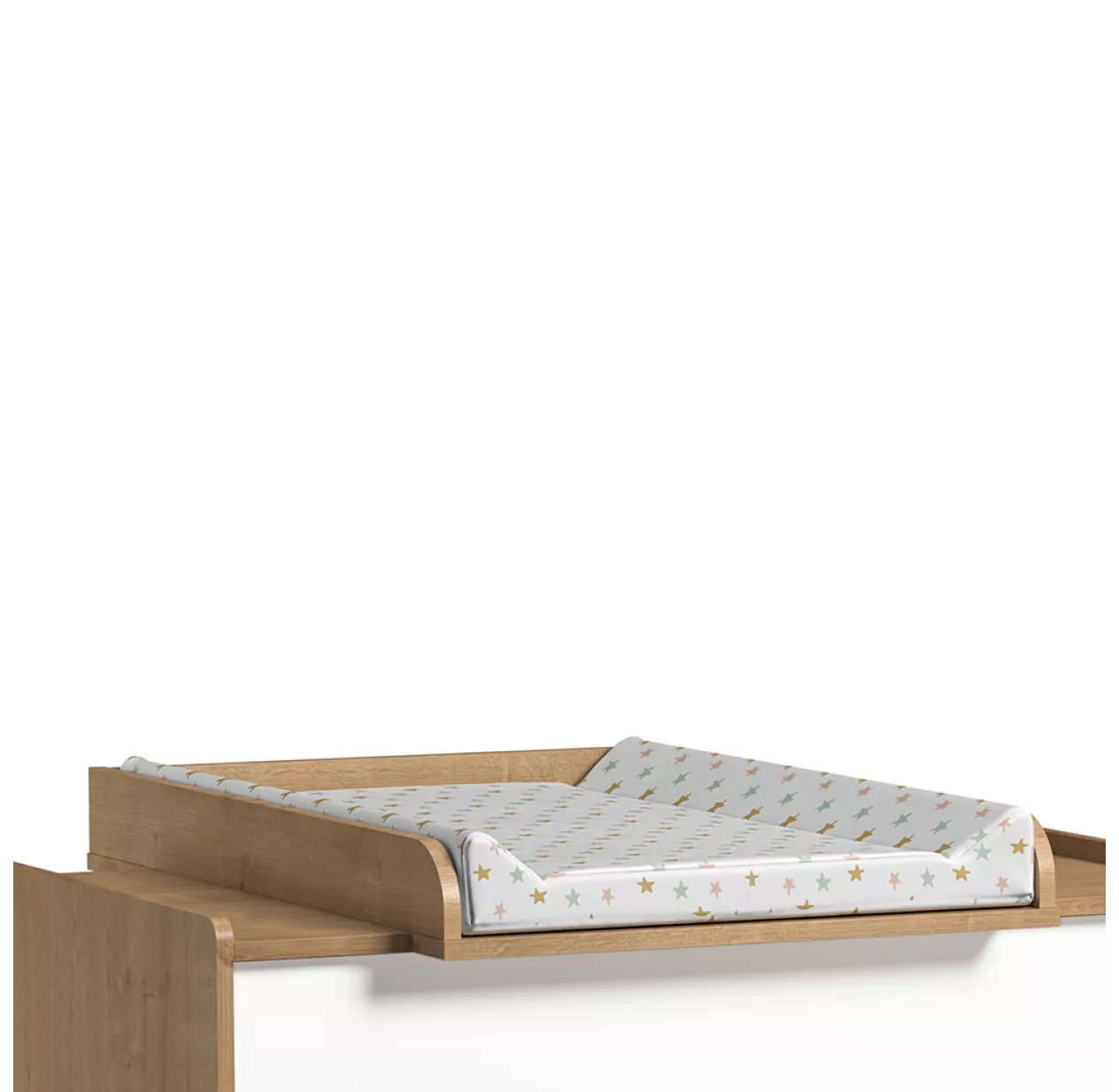 VOX Plan à Langer Pour Commode Vintage - Chêne 4 VOX Plan à Langer Pour Commode Vintage - Chêne – Image 2