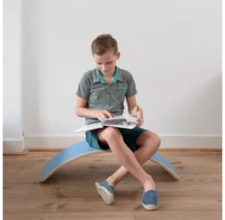 Planche D'équilibre - Bleu Ciel -Enfant Fournitures Boutique planche equilibre original wobbel bleu ciel 13 1264x1234