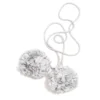 Pompons Voile De Coton M - Gris/Argent