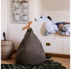 Ferm LIVING Pouf Poire - Kaki -Enfant Fournitures Boutique pouf poire brun ferm living 3 1264x1234