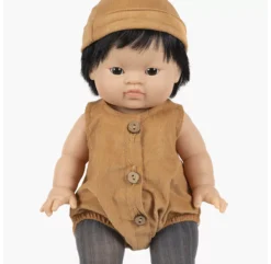 Poupon Gordis Jude En Barboteuse - Camel -Enfant Fournitures Boutique poupon jude en barboteuse et collants minikane 2 1264x1234