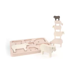 Puzzle à Formes Moutons En Bois 10 Puzzle à Formes Moutons En Bois -Enfant Fournitures Boutique puzzle a encastrer moutons bois naturel bajo 3 1264x1234