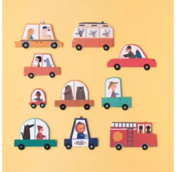 Puzzle Circuit Beep Beep! -Enfant Fournitures Boutique puzzle circuit de voiture beep beep londji 5 1264x1234