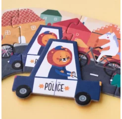 Puzzle Circuit Beep Beep! -Enfant Fournitures Boutique puzzle circuit de voiture beep beep londji 6 1264x1234