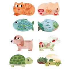 Puzzle I Love My Pets 10 Puzzle I Love My Pets -Enfant Fournitures Boutique puzzle i love my pets londji 3 1264x1234