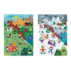 Puzzle Réversible Let's Go To The Mountain -Enfant Fournitures Boutique puzzle lets go to the mountain londji 3 1264x1234