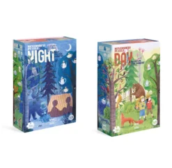 Puzzle Réversible Night & Day -Enfant Fournitures Boutique puzzle night and day londji 6 1264x1234