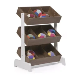 Toy Store Coffre à Jouets - Blanc/Noyer