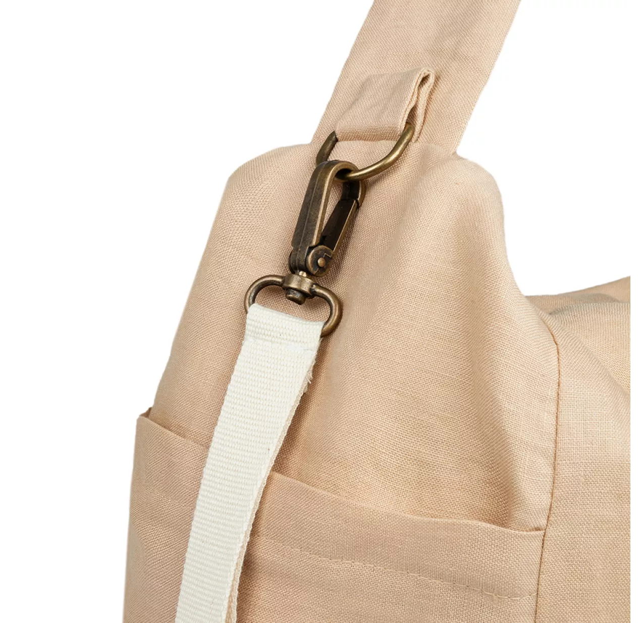 Sac à Langer Pour Poussette Lin Français - Sand 8 Sac à Langer Pour Poussette Lin Français - Sand – Image 6