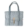 Sebra Sac à Langer Matelassé - Gris Clair 1 Sebra Sac à Langer Matelassé - Gris Clair -Enfant Fournitures Boutique sac a langer matelasse gris sebra 1 1264x1234