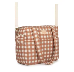 Sac à Langer Pour Poussette Hyde Park - Carreaux Terracotta