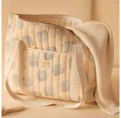 Sac De Maternité Paris Gatsby - Crème -Enfant Fournitures Boutique sac de maternite paris gatsby creme nobodinoz 3 1264x1234