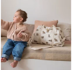 Sac Week-end JOSEPH Tigre - Ecru -Enfant Fournitures Boutique sac week end tigre ecru joseph milinane 4a 1264x1234