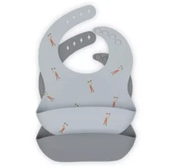 Set De 2 Bavoirs En Silicone Haltérophile