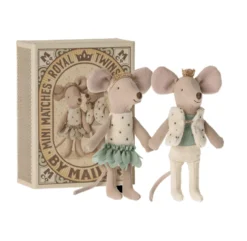 Maileg Petite Soeur Et Petit Frère Royaux Dans Leur Boîte