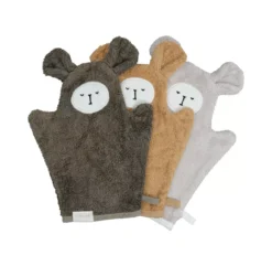 Set De 3 Gants Ours - Olive Mix