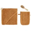 Set De Bain Bébé So Cute - Caramel -Enfant Fournitures Boutique set debain so cute caramel nobodinoz 1 1264x1234