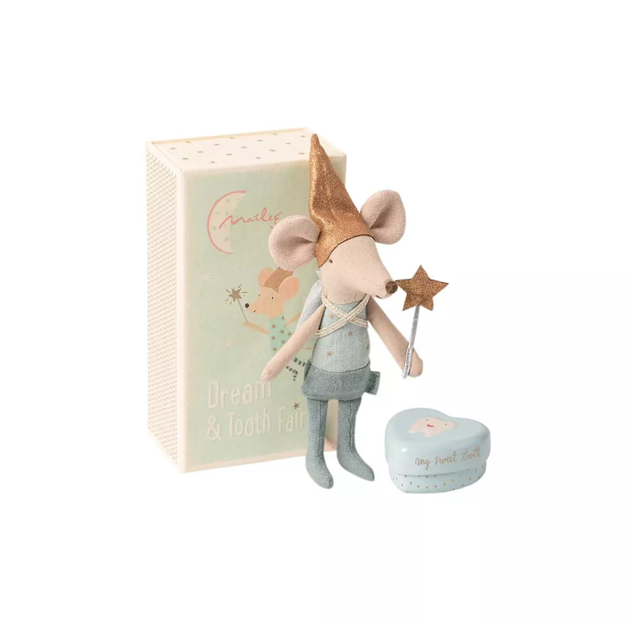 Maileg Petite Fée Des Dents, Grand Frère Souris 3 Maileg Petite Fée Des Dents, Grand Frère Souris